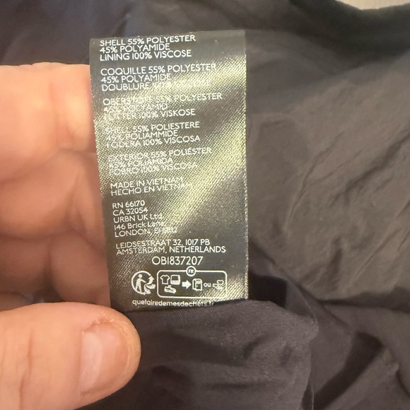 Free People Alinda Dress Womens Black Sleeveless Circle Goth Punk Edgy Scrunch. - Picture 6 of 7